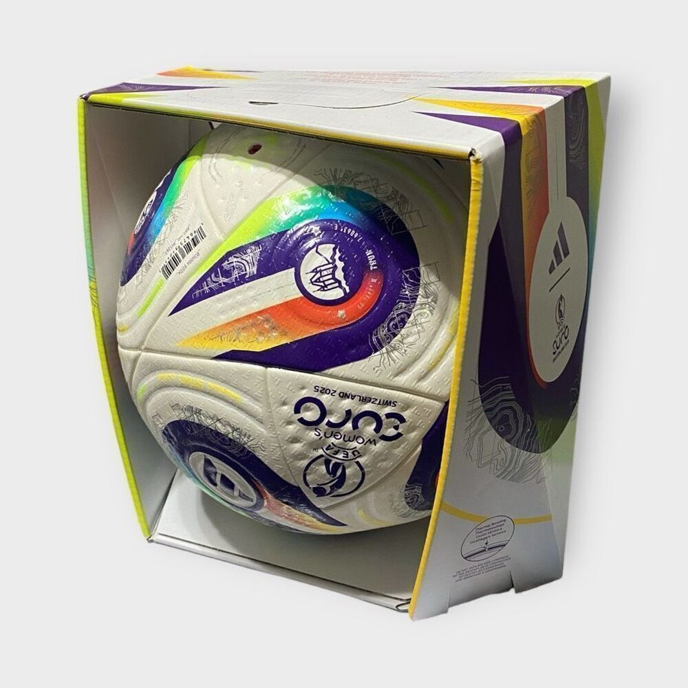 Adidas UEFA Womens Euro 2025 Official Pro Soccer Ball JH1261 Size 5 Set of 2 New